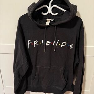 H&M Black Graphic Hoodie XL